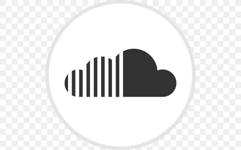SoundCloud Social Media Logo Vector Graphics, PNG, 512x512px, Soundcloud, Black And White, Brand, Logo, Monochrome Download Free