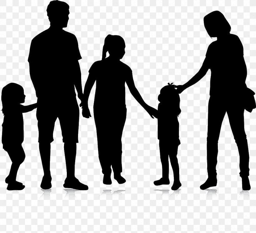 Silhouette Family Royalty-free Clip Art, PNG, 1000x910px, Silhouette ...