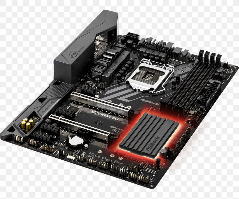ASRock Z370 Killer SLI/ac ATX Motherboard For Intel CPUs By CCL Computers LGA 1151, PNG, 1200x1000px, Intel, Asrock, Atx, Central Processing Unit, Chipset Download Free