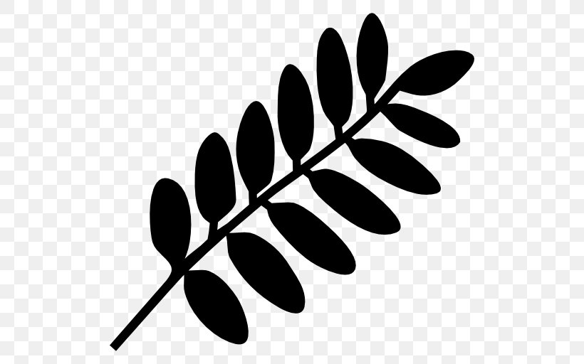 Branch Leaf Shape, PNG, 512x512px, Branch, Black And White, Flora, Leaf, Monochrome Download Free