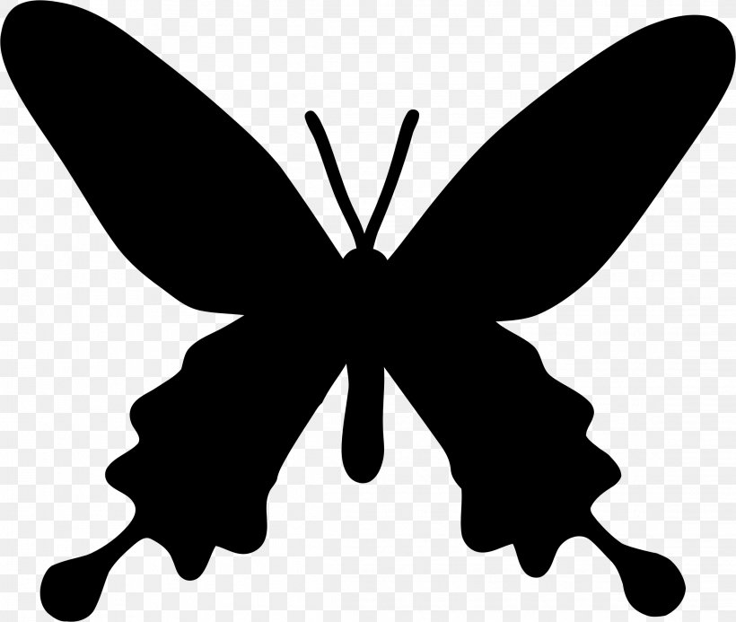 Butterfly Stencil Drawing Silhouette Painting, PNG, 2286x1932px, Butterfly, Art, Arthropod, Birdwing, Black And White Download Free