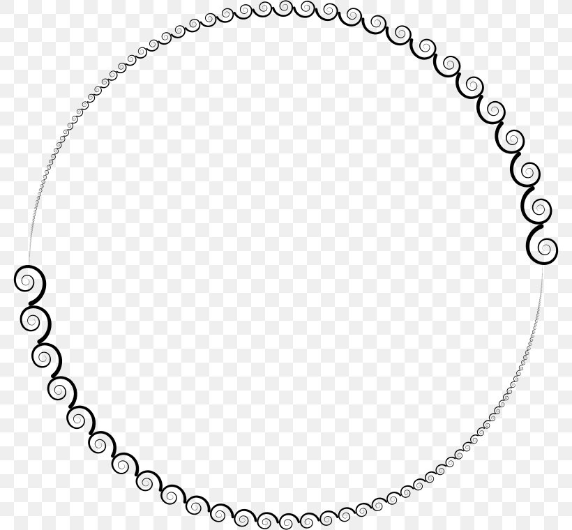 Circle The Jack Mytton Inn Clip Art, PNG, 782x760px, Jack Mytton Inn, Area, Black And White, Body Jewelry, Chain Download Free