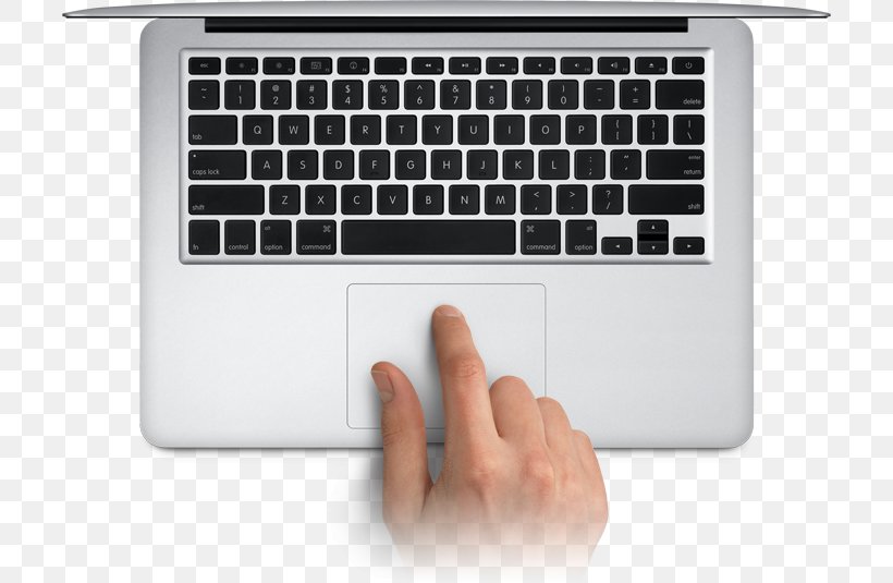MacBook Pro 13-inch Laptop Macintosh Apple, PNG, 706x535px, Macbook, Apple, Apple Macbook Air 13 Mid 2017, Computer Keyboard, Finger Download Free