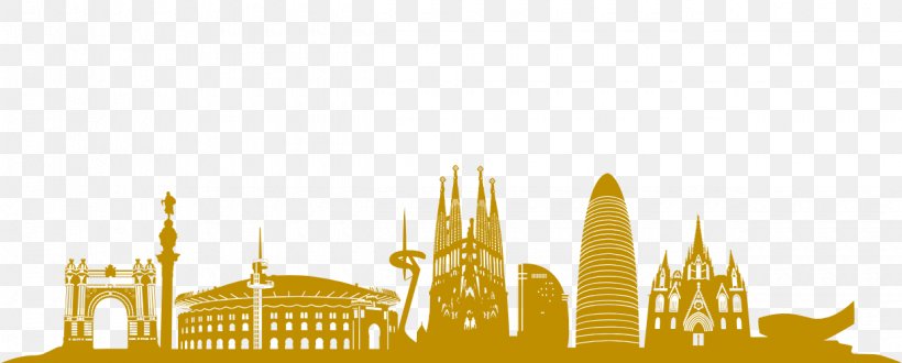 Skyline Silhouette, PNG, 1240x500px, Skyline, Barcelona, Barcelona Skyline, Silhouette, Sky Download Free