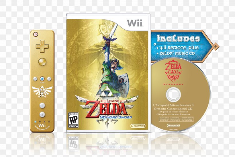 The Legend Of Zelda: Skyward Sword The Legend Of Zelda: Breath Of The Wild Wii The Legend Of Zelda: Collector's Edition, PNG, 2700x1800px, Legend Of Zelda Skyward Sword, Brand, Electronic Device, Gadget, Home Game Console Accessory Download Free