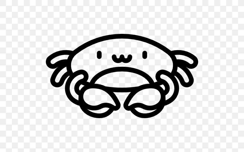 Crab, PNG, 512x512px, Crab, Animal, Area, Black, Black And White Download Free