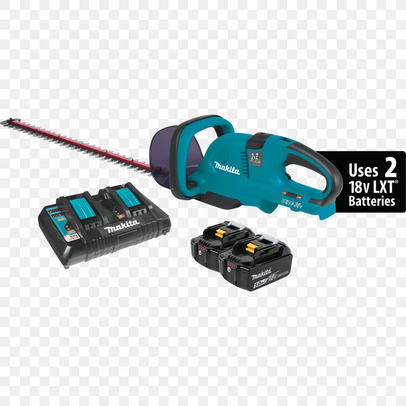 Hedge Trimmer Cordless Lithium-ion Battery Makita String Trimmer, PNG, 1500x1500px, Hedge Trimmer, Angle Grinder, Chainsaw, Cordless, Electric Battery Download Free