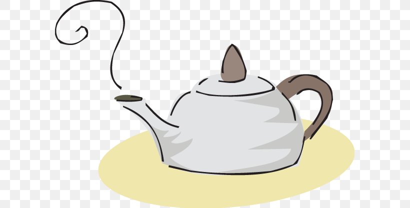Kettle Teapot Cartoon Clip Art, PNG, 599x416px, Kettle, Cartoon, Cat, Cup,  Drawing Download Free