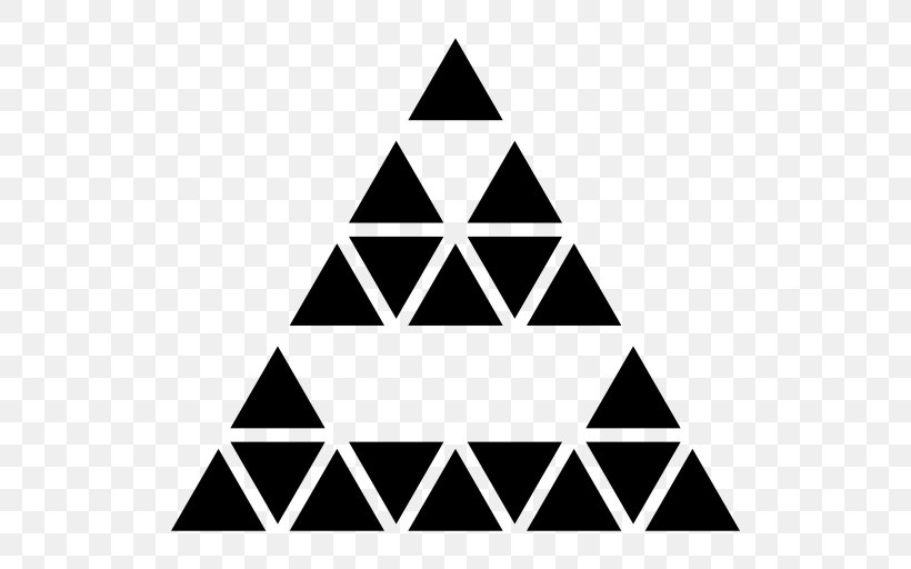 Pyramid Vector, PNG, 512x512px, Triangle, Area, Black, Black And White, Brand Download Free