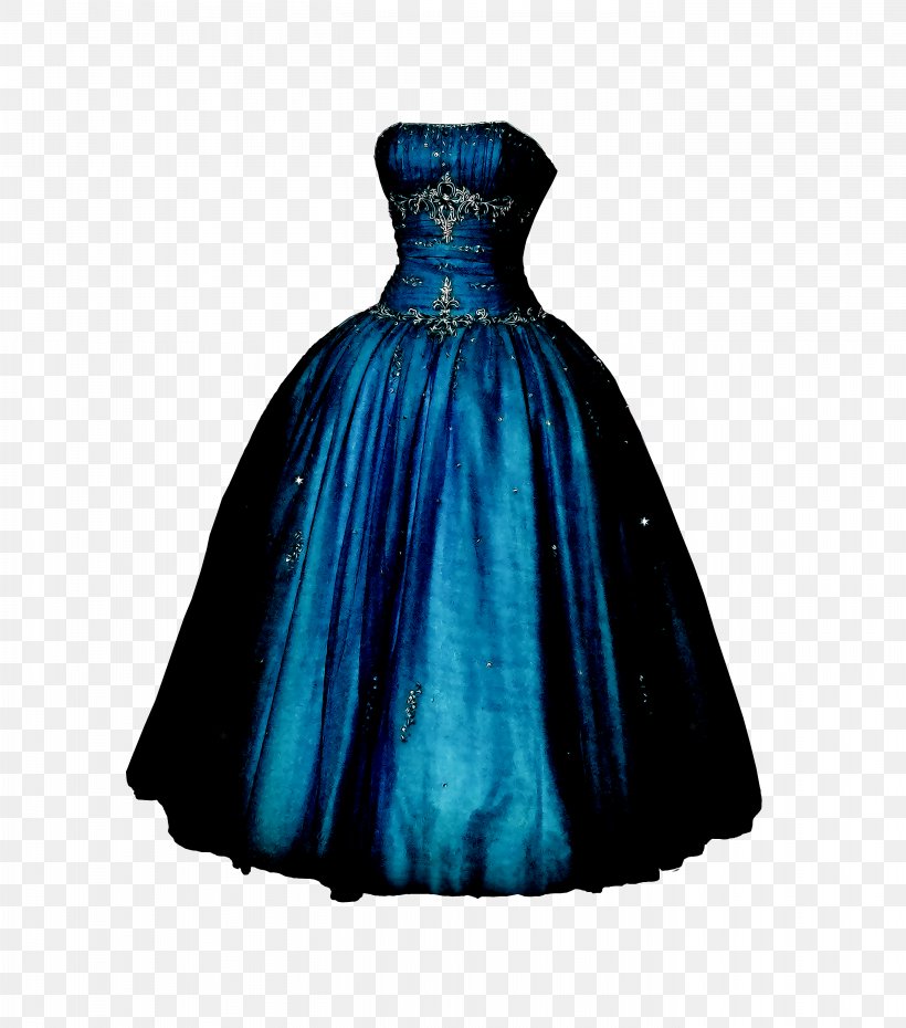 Dress Gown Blue Clip Art, PNG, 2732x3100px, Dress, Aqua, Ball Gown, Blue, Cocktail Dress Download Free