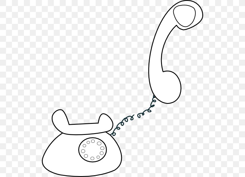 Telephone Black And White Drawing IPhone Clip Art, PNG, 540x593px, Watercolor, Cartoon, Flower, Frame, Heart Download Free