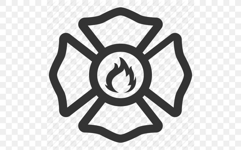 Volunteer Fire Department Firefighter Fire Station, PNG, 512x512px, Fire Department, Black And White, Brand, Emergency, Emergency Medical Services Download Free