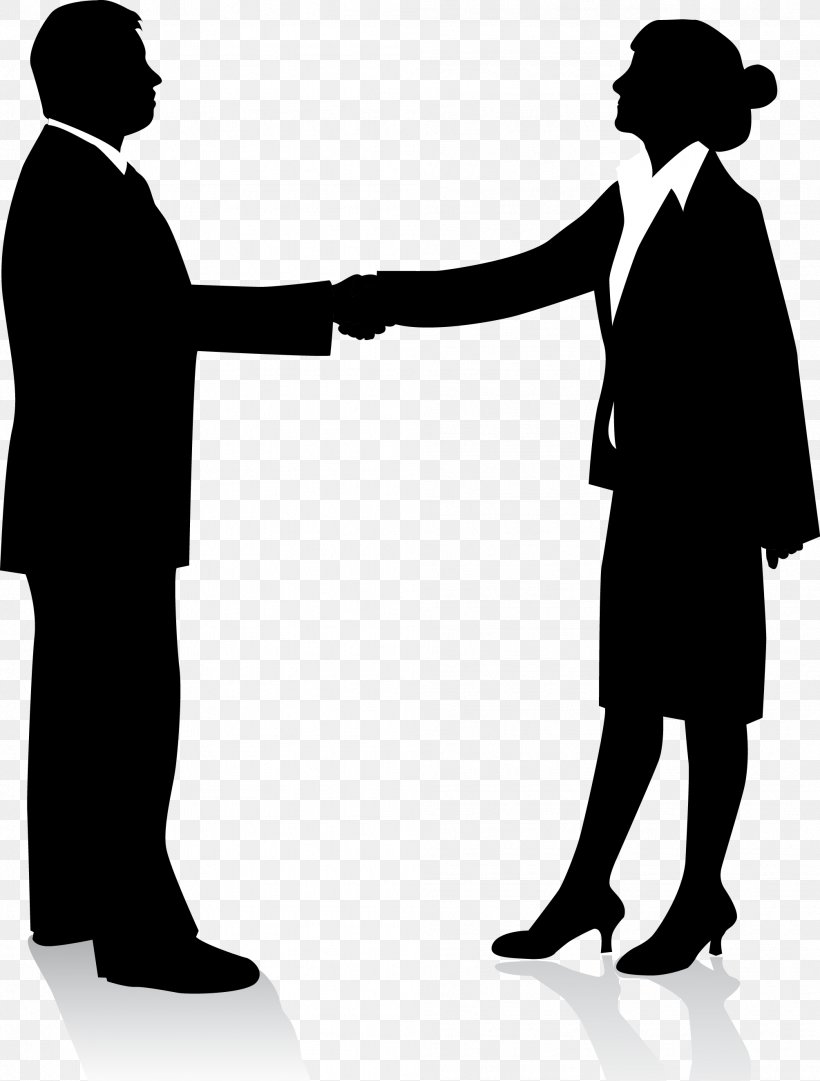 Businessperson Silhouette Handshake, PNG, 2007x2648px, Businessperson, Black And White, Business, Business Partner, Communication Download Free