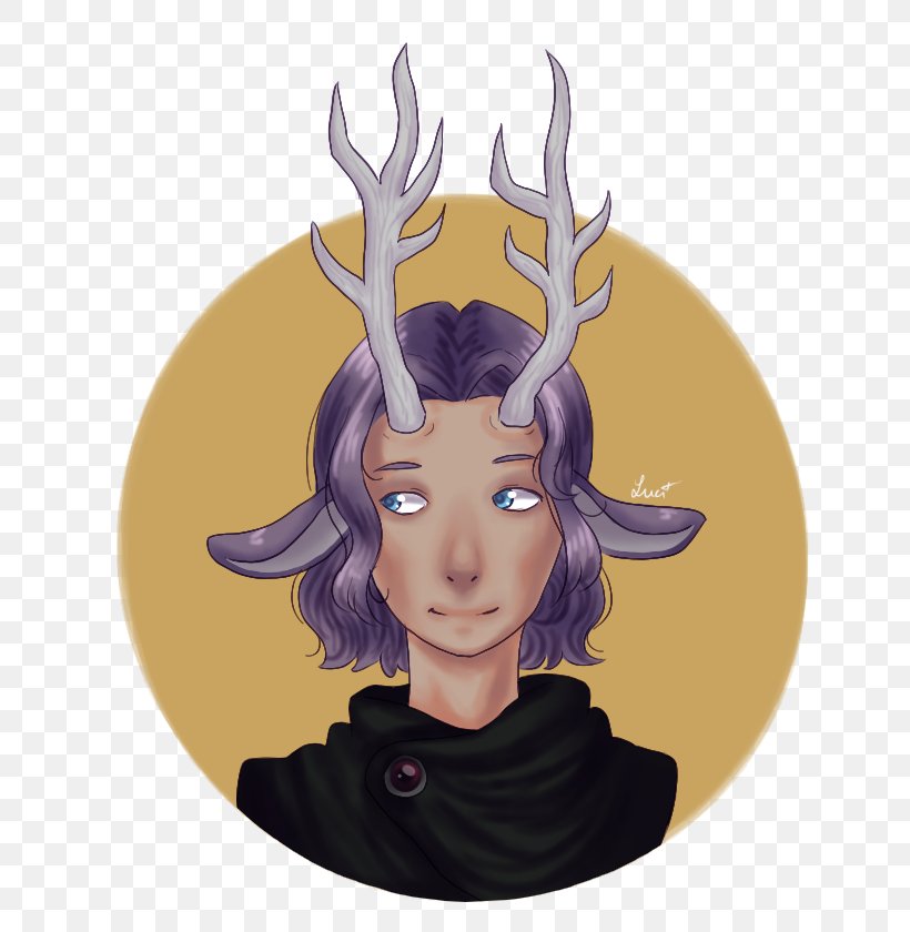 Illustration Cartoon Character Purple Antler, PNG, 808x840px, Cartoon, Antler, Character, Fiction, Fictional Character Download Free