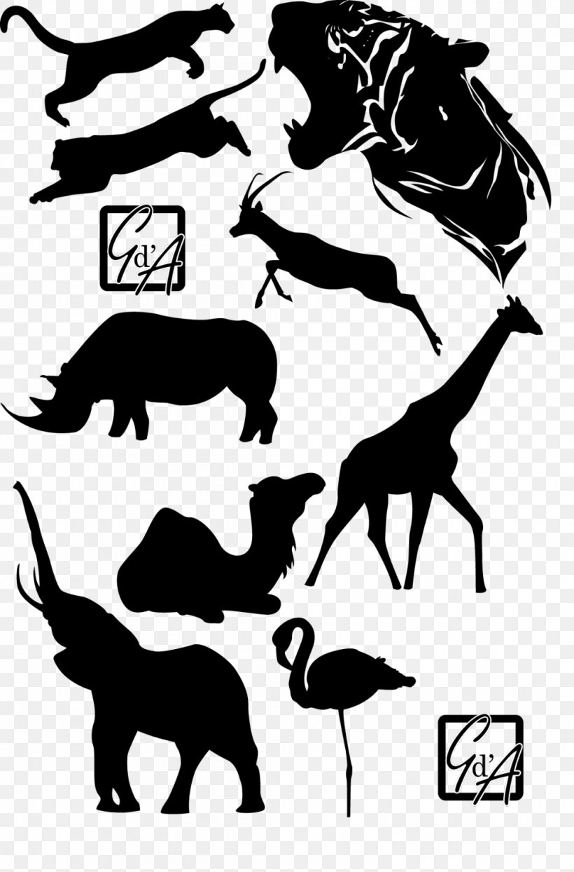 Mustang Dog Pack Animal Silhouette Clip Art, PNG, 1054x1600px, Mustang, Black, Black And White, Black M, Canidae Download Free