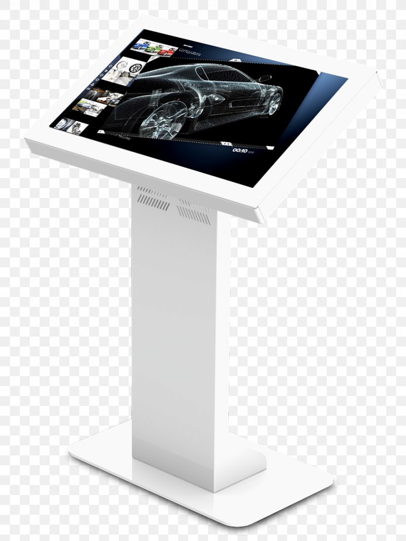 Interactive Kiosks Interactivity Touchscreen Display Device, PNG, 900x1200px, Interactive Kiosks, Capacitive Sensing, Computer, Computer Monitor Accessory, Computer Monitors Download Free