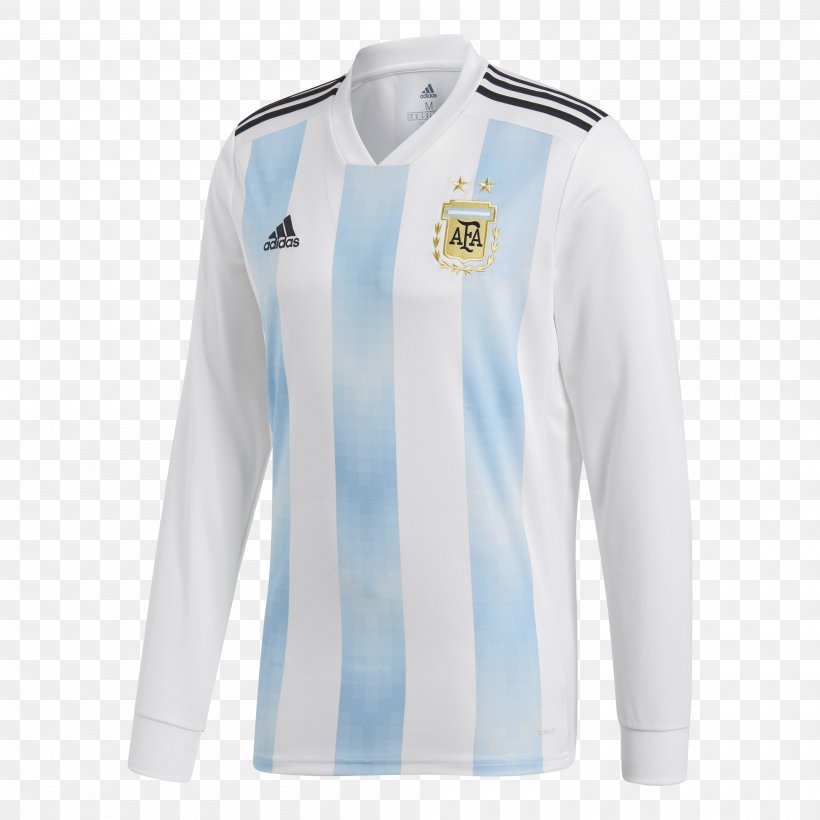 Argentina National Football Team T-shirt 2018 World Cup Jersey Adidas, PNG, 2000x2000px, 2018 World Cup, Argentina National Football Team, Active Shirt, Adidas, Cleat Download Free