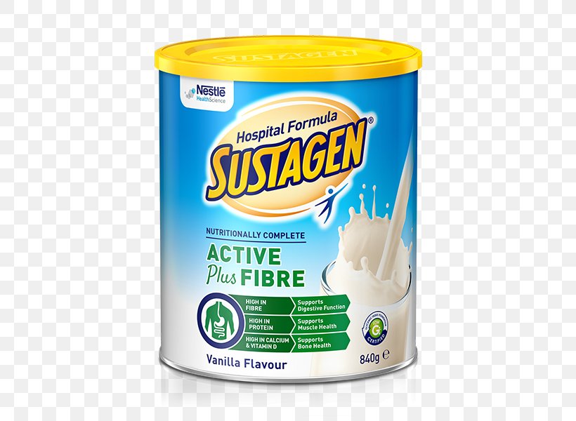 Milk Sustagen Flavor Dietary Fiber Vanilla, PNG, 600x600px, Milk, Baby Formula, Banana, Cream, Dairy Product Download Free