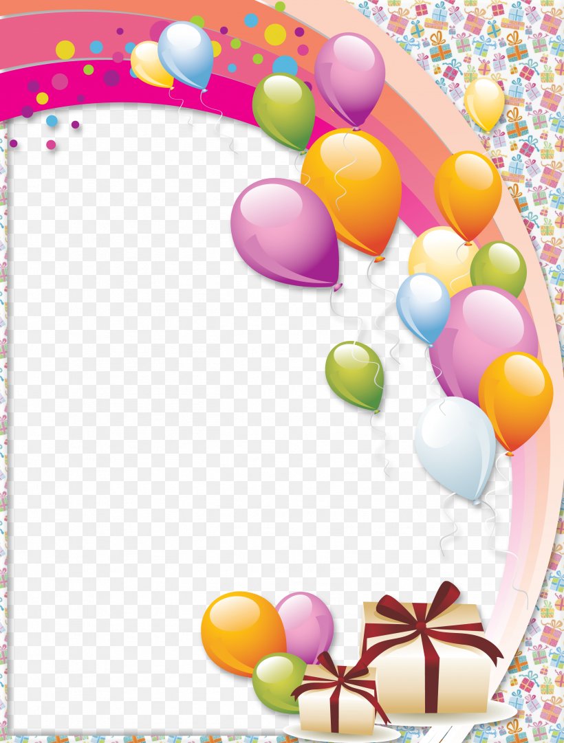 Birthday Cake Picture Frames Happy Birthday To You Clip Art, PNG, 2598x3425px, Birthday Cake, Android, Balloon, Birthday, Easter Download Free