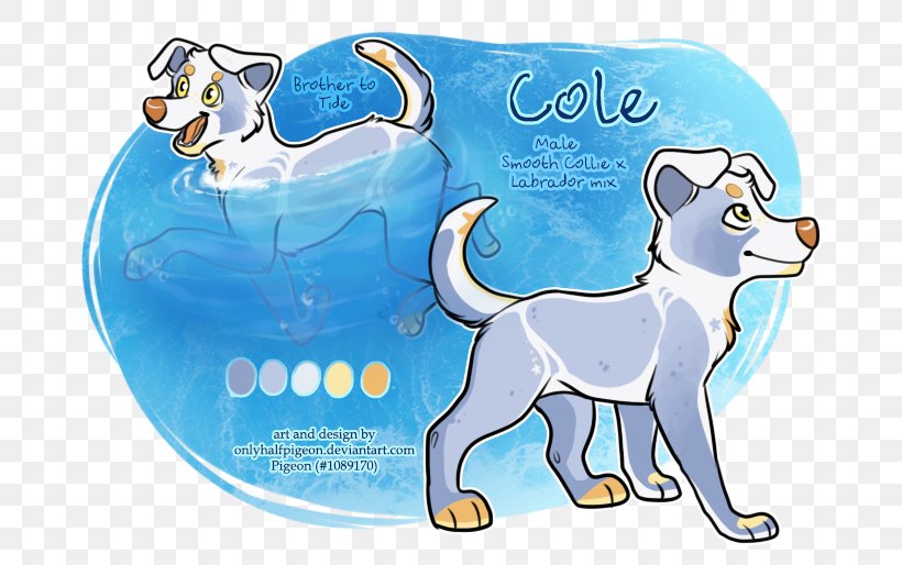 Dog Cartoon Canidae Character, PNG, 689x514px, Dog, Animal Figure, Area, Blue, Canidae Download Free