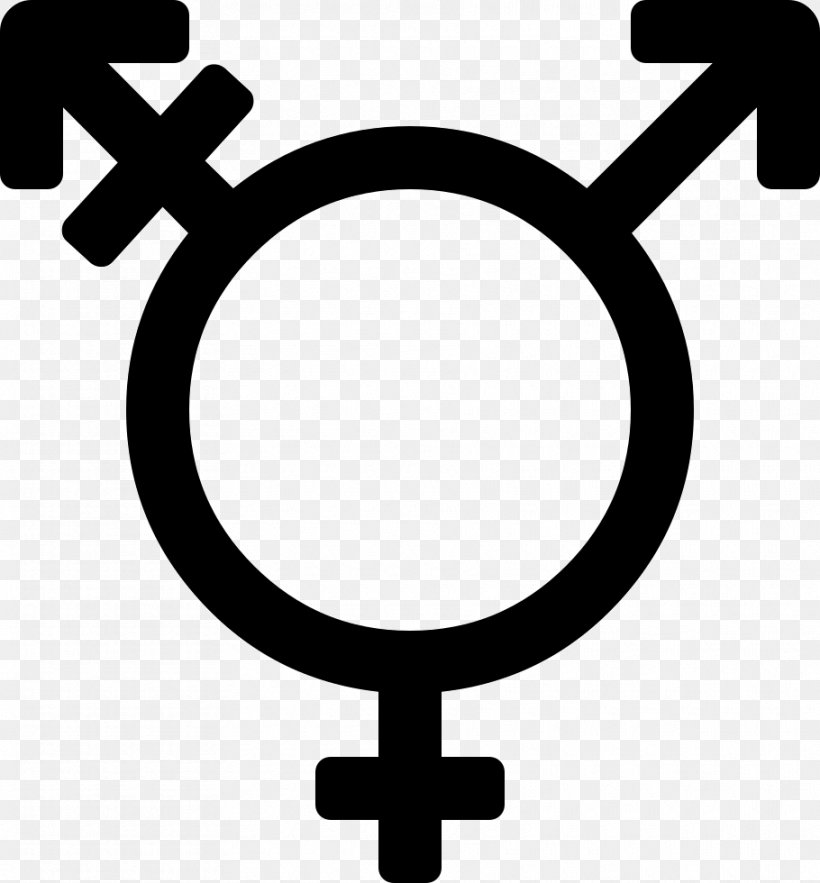 Gender Symbol Transgender LGBT Symbols, PNG, 910x980px, Gender Symbol, Area, Black And White, Cross, Female Download Free