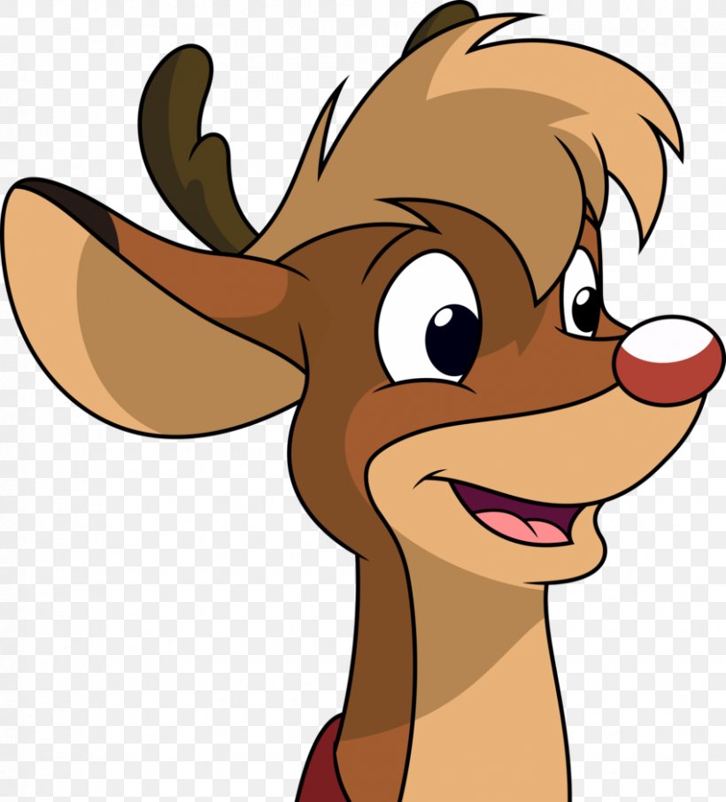 Rudolph Reindeer Animation Puppy, PNG, 850x940px, Rudolph, Animation, Art, Carnivoran, Cartoon Download Free