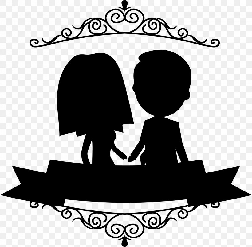 Clip Art Wedding Marriage Image, PNG, 2044x2008px, Wedding, Art, Black, Blackandwhite, Bride Groom Direct Download Free