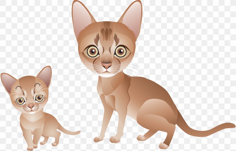 Kitten Singapura Cat Abyssinian Whiskers Paw, PNG, 2000x1282px, Kitten, Abyssinian, Carnivoran, Cartoon, Cat Download Free