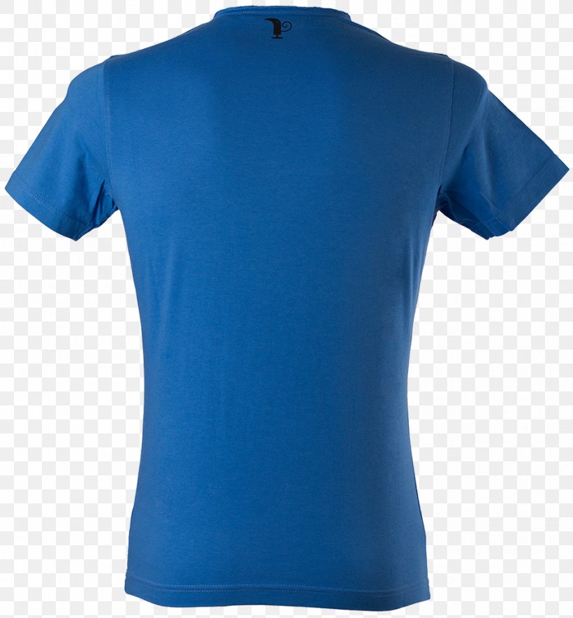 T-shirt Sleeve Polo Shirt Slim-fit Pants Collar, PNG, 949x1024px, Tshirt, Active Shirt, Blue, Clothing, Cobalt Blue Download Free