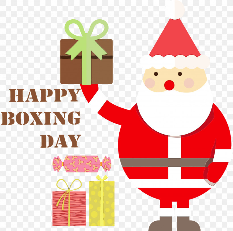 Santa Claus, PNG, 3000x2974px, Happy Boxing Day, Boxing Day, Christmas, Christmas Decoration, Christmas Eve Download Free