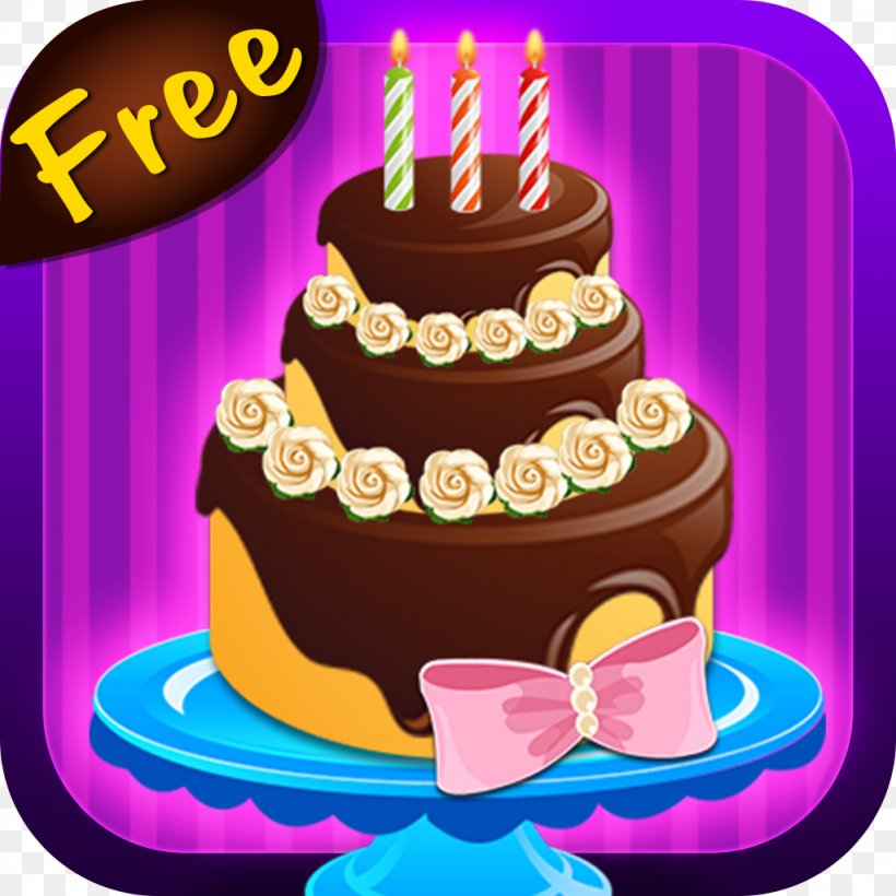 Birthday Cake Chocolate Cake Chocolate Brownie Sugar Cake Torte, PNG, 1024x1024px, Birthday Cake, Baked Goods, Birthday, Buttercream, Cake Download Free