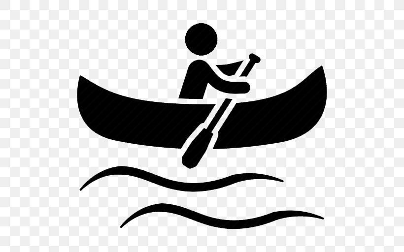 Camping Cartoon, PNG, 512x512px, Canoe, Blackandwhite, Boating, Campsite, Canoe Camping Download Free