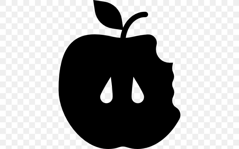 Apple Clip Art, PNG, 512x512px, Apple, Black And White, Food, Fruit, Monochrome Photography Download Free