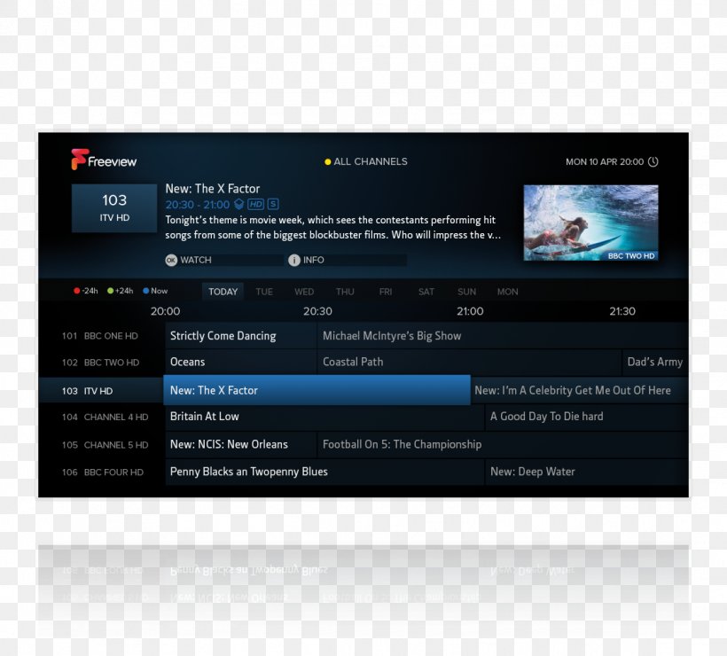 Freeview High-definition Television Set-top Box Electronic Program Guide, PNG, 1119x1010px, Freeview, Brand, Display Advertising, Electronic Program Guide, Electronics Download Free