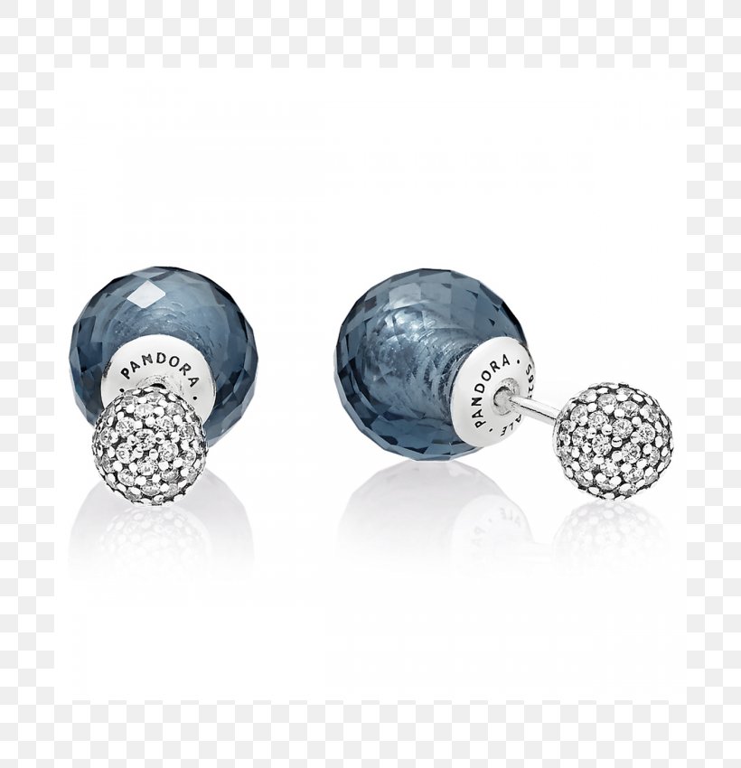 Earring Pandora Jewellery Cubic Zirconia Charm Bracelet, PNG, 700x850px, Earring, Blue, Body Jewelry, Bracelet, Charm Bracelet Download Free