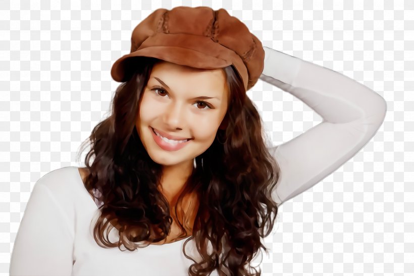 Girl Cartoon, PNG, 2448x1632px, Watercolor, Brown Hair, Cap, Clothing, Costume Download Free