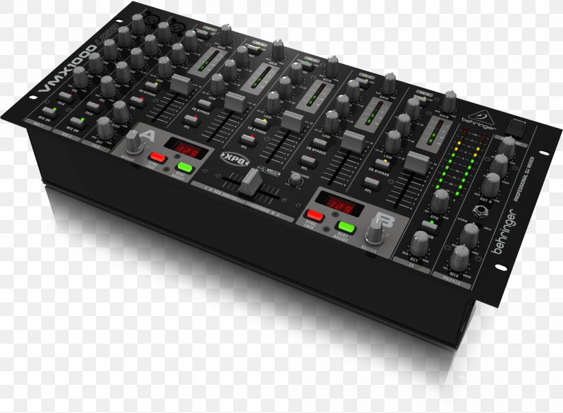 Microphone Audio Mixers DJ Mixer Disc Jockey, PNG, 2000x1468px, Watercolor, Cartoon, Flower, Frame, Heart Download Free