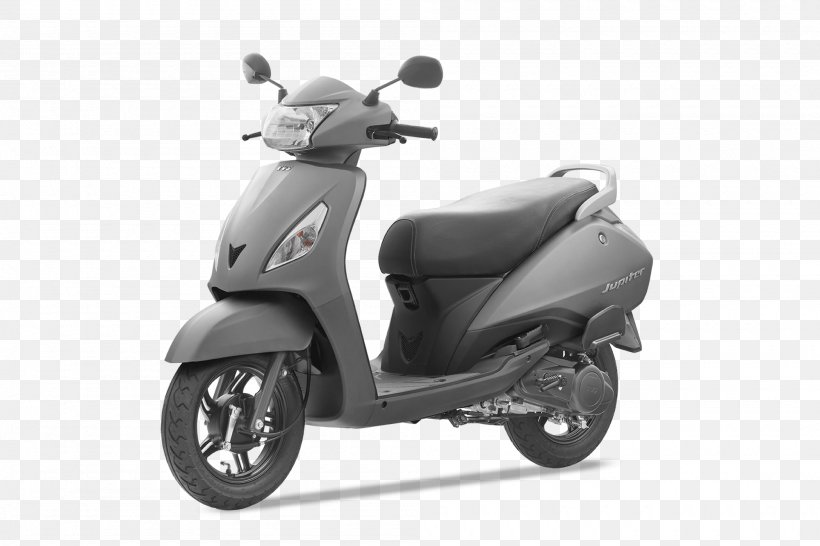 Scooter TVS Jupiter TVS Motor Company Color TVS Scooty, PNG, 2000x1334px, Scooter, Black And White, Blue, Car, Color Download Free