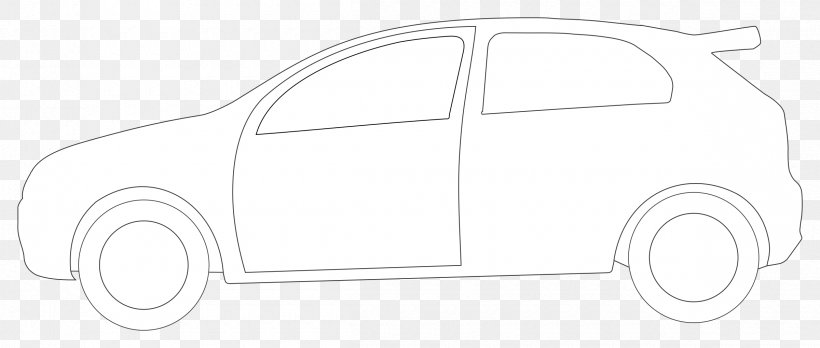 Car Door Automotive Design Motor Vehicle, PNG, 2400x1019px, Car, Area, Artwork, Automotive Design, Black And White Download Free