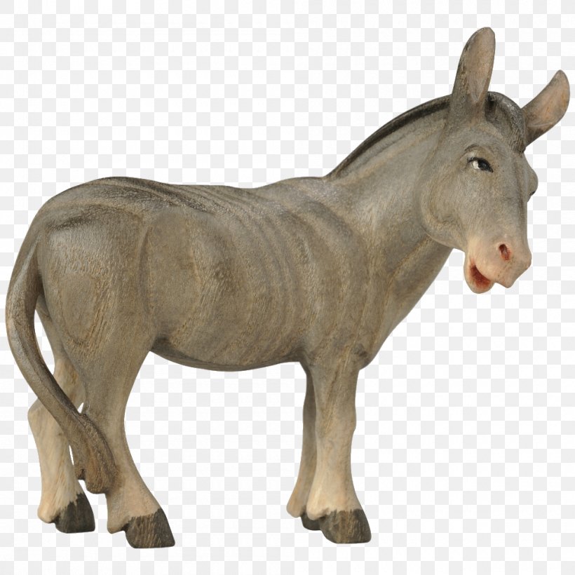 Donkey Bethlehem Nativity Scene Mule Figurine, PNG, 1000x1000px, Donkey, Animal Figure, Bethlehem, Budynek Inwentarski, Christkind Download Free