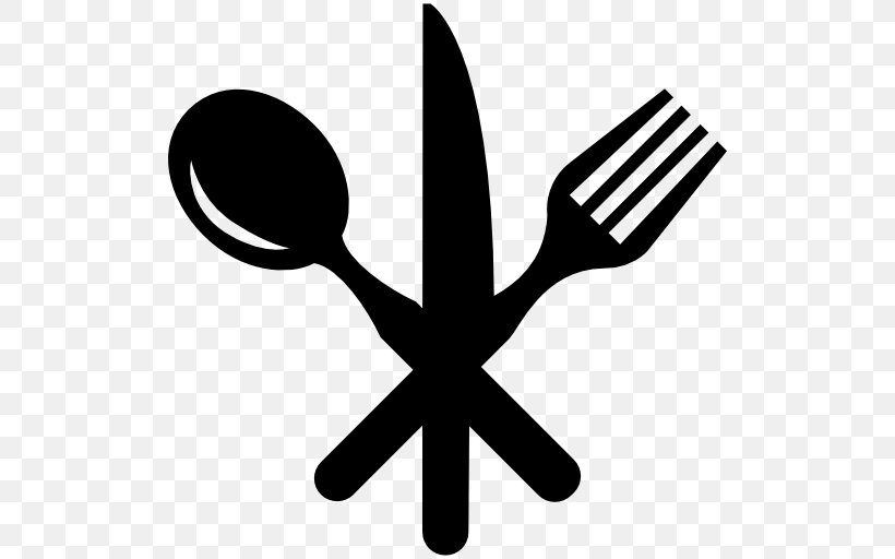 Knife Cutlery Fork Spoon, PNG, 512x512px, Knife, Black And White, Cutlery, Fork, Kitchen Download Free