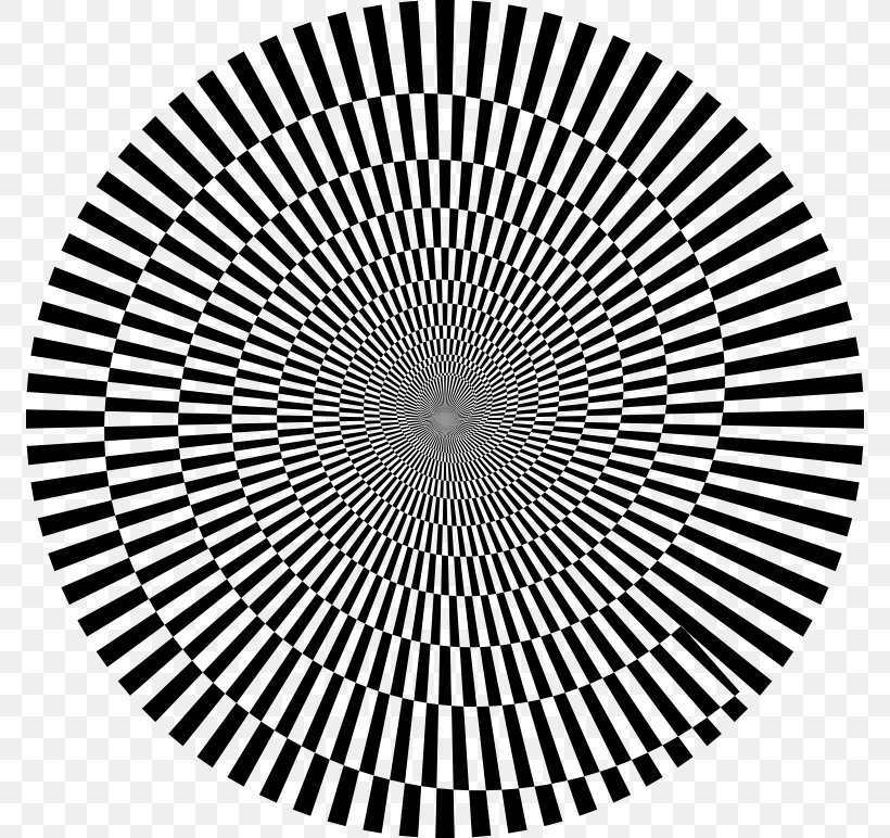 Optical Illusion Sacred Geometry Overlapping Circles Grid, PNG, 772x772px, Optical Illusion, Area, Black And White, Color, Eye Download Free