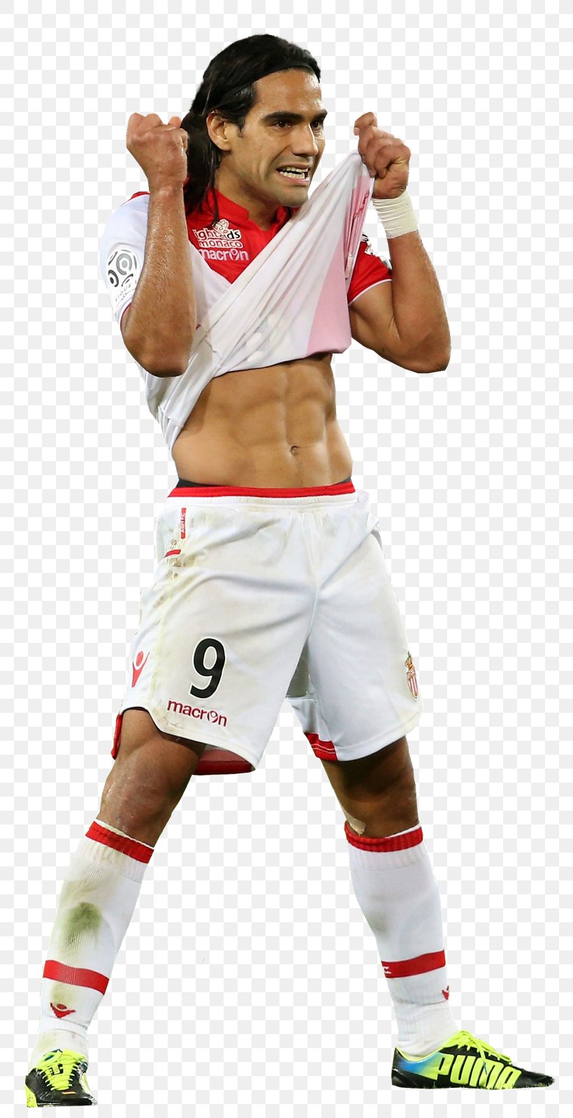 Radamel Falcao AS Monaco FC Jersey Football Player, PNG, 769x1600px, 2013, 2014, Radamel Falcao, Arm, As Monaco Fc Download Free