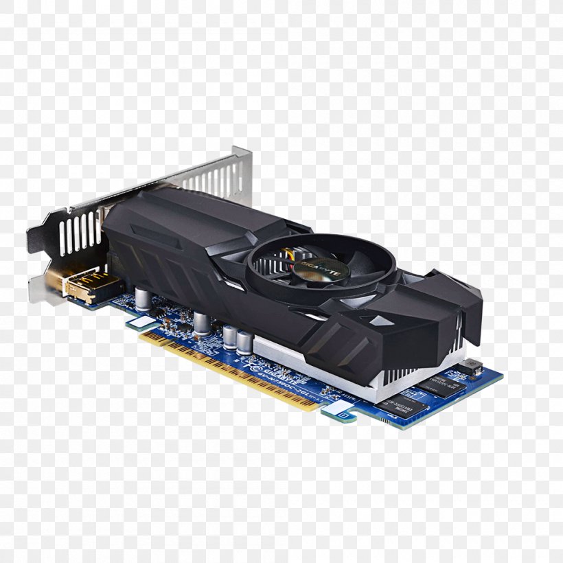 Graphics Cards & Video Adapters GeForce GDDR5 SDRAM Gigabyte Technology PCI Express, PNG, 1000x1000px, Graphics Cards Video Adapters, Asus, Cable, Computer Component, Digital Visual Interface Download Free