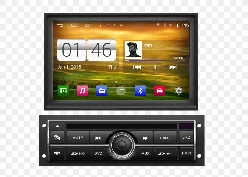 Mitsubishi Triton Mitsubishi Challenger Mitsubishi Pajero Car, PNG, 731x586px, Mitsubishi Triton, Android, Automotive Head Unit, Automotive Navigation System, Car Download Free