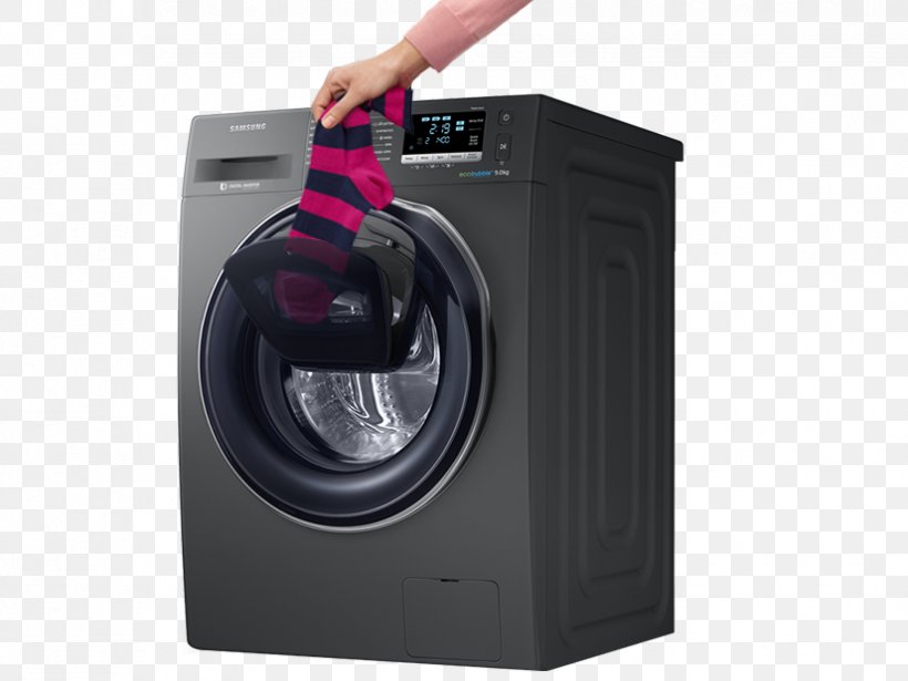 Washing Machines Samsung Group Samsung Galaxy S9 Samsung WW90K6410 Samsung Electronics, PNG, 826x620px, Washing Machines, Audio, Audio Equipment, Home Appliance, Laundry Download Free