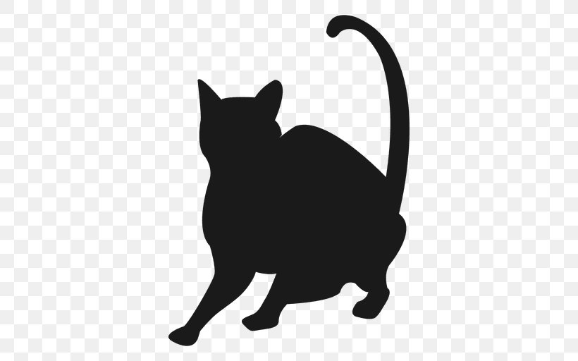 Cat Clip Art, PNG, 512x512px, Cat, Black, Black And White, Black Cat, Carnivoran Download Free