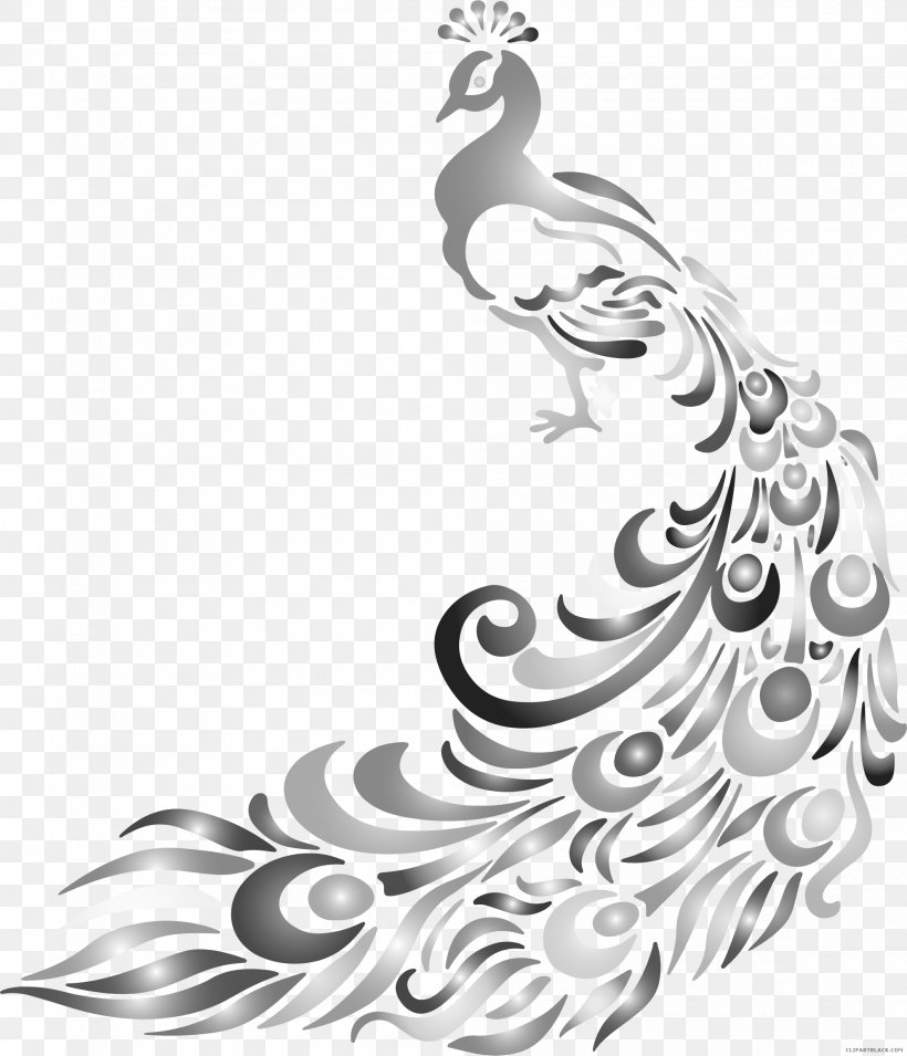 Clip Art Peafowl Free Content Illustration Vector Graphics, PNG, 1980x2308px, Peafowl, Art, Beak, Bird, Black And White Download Free