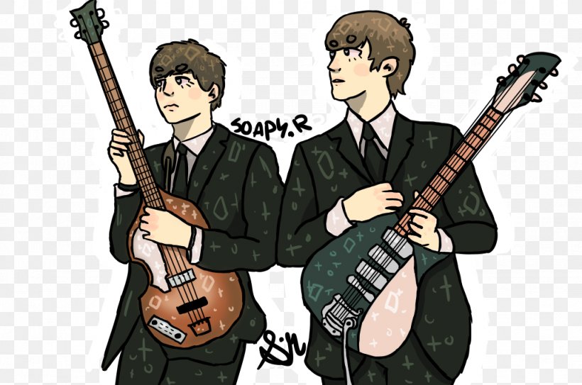 Electric Guitar Musician Lennon And Mccartney: Piano Play-Along The Beatles, PNG, 1024x679px, Electric Guitar, Bass Guitar, Beatles, Cartoon, Deviantart Download Free