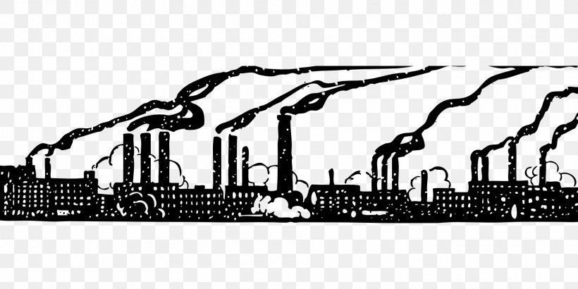 Industry Factory Clip Art, PNG, 1920x960px, Industry, Black And White, Building, Drawing, Factory Download Free